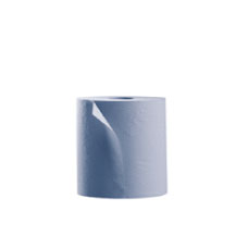 Satino Comfort poetsrollen, met scheurhuls, blauw, 2 laags, met perforatie.